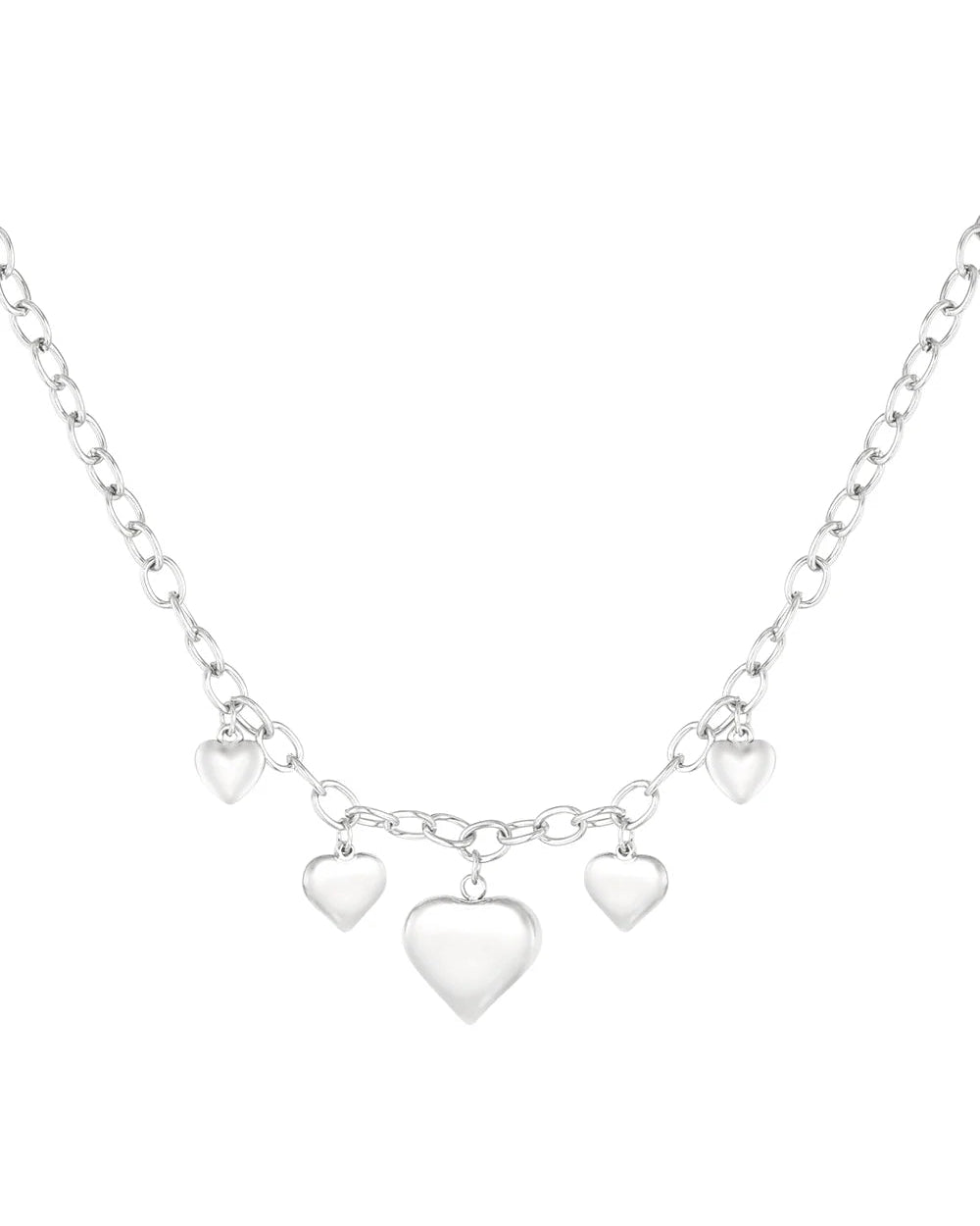 Endless love ketting - zilver