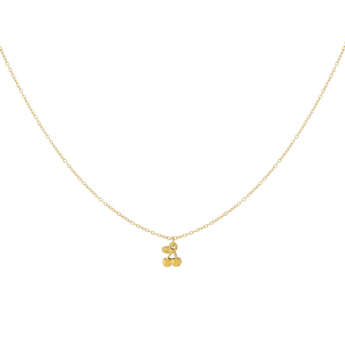 Ketting Cherry - goud