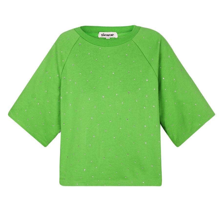 Top met studs - groen