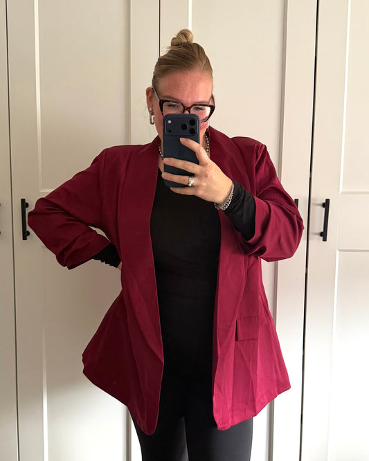 Basic blazer - Bordeaux