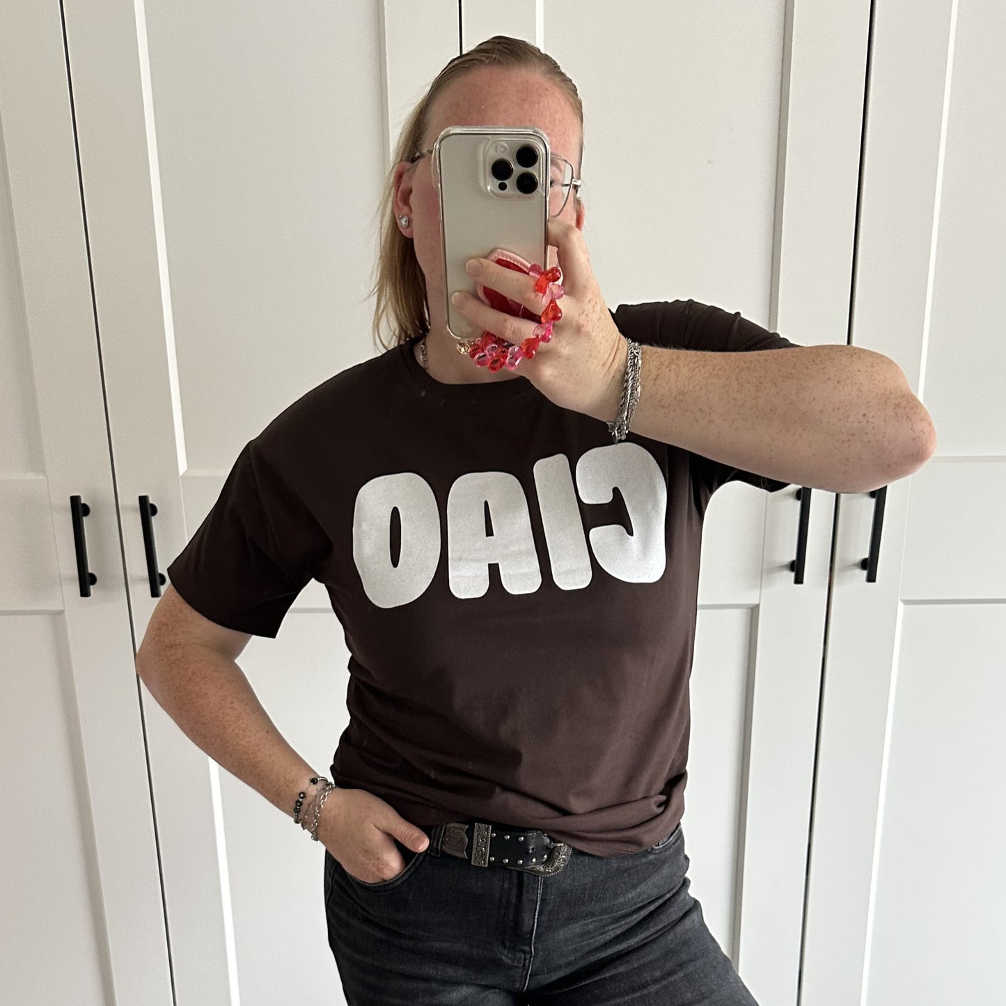 T-shirt Ciao - Bruin