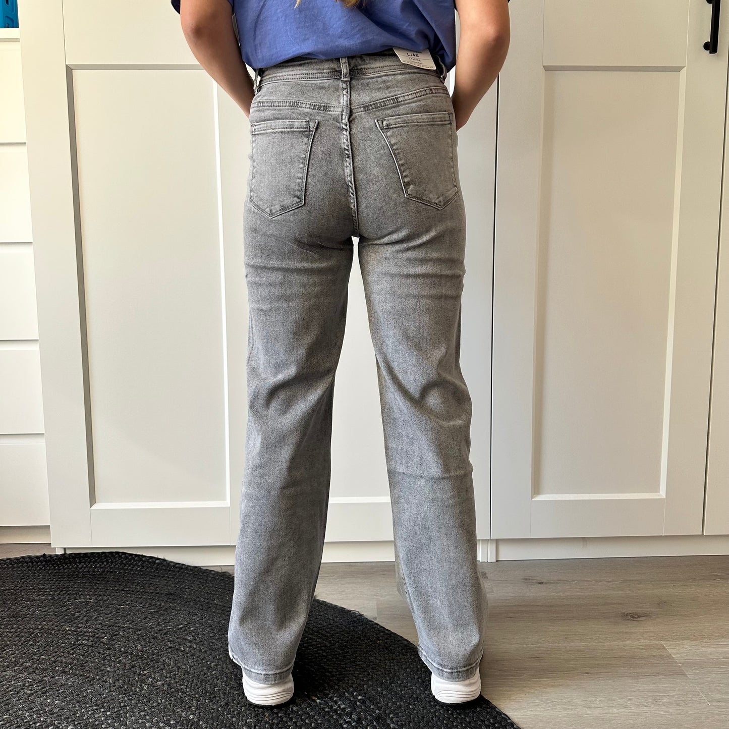 Jeans loose fit - grijs