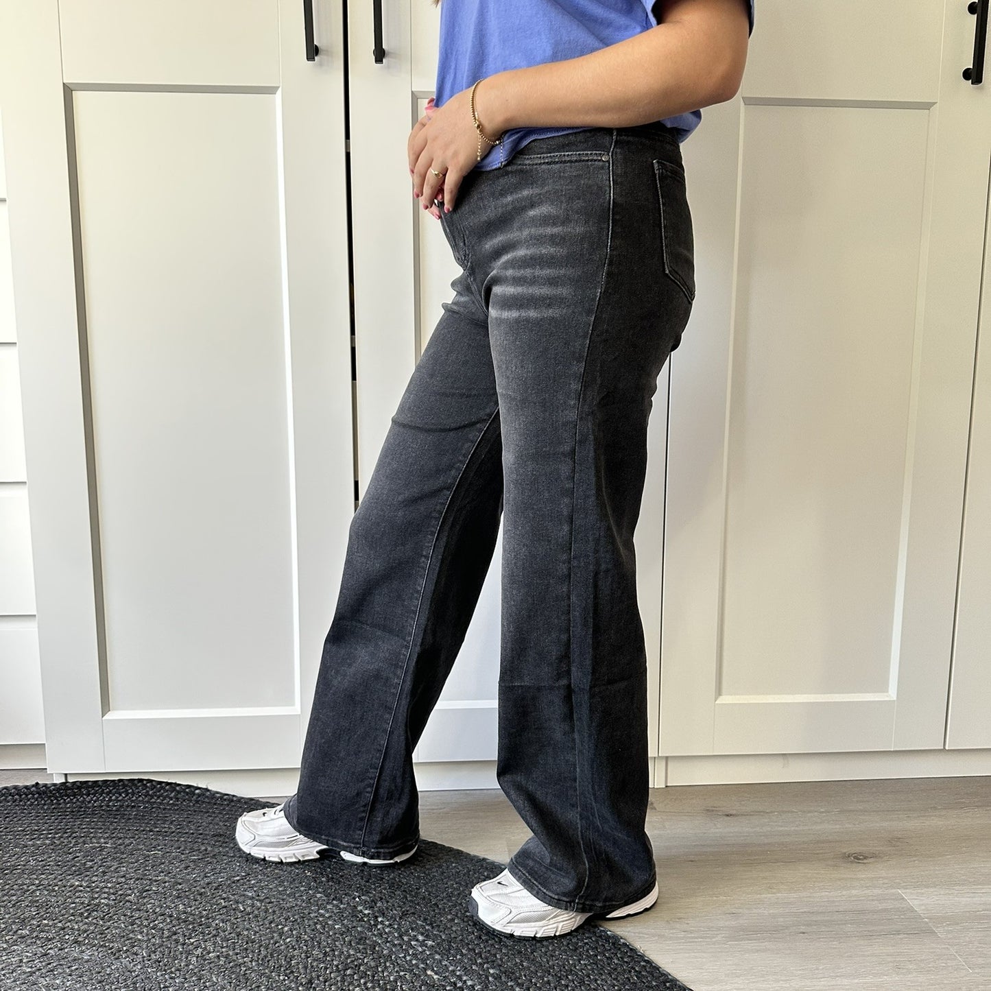 Jeans Goodies Wide leg - zwart
