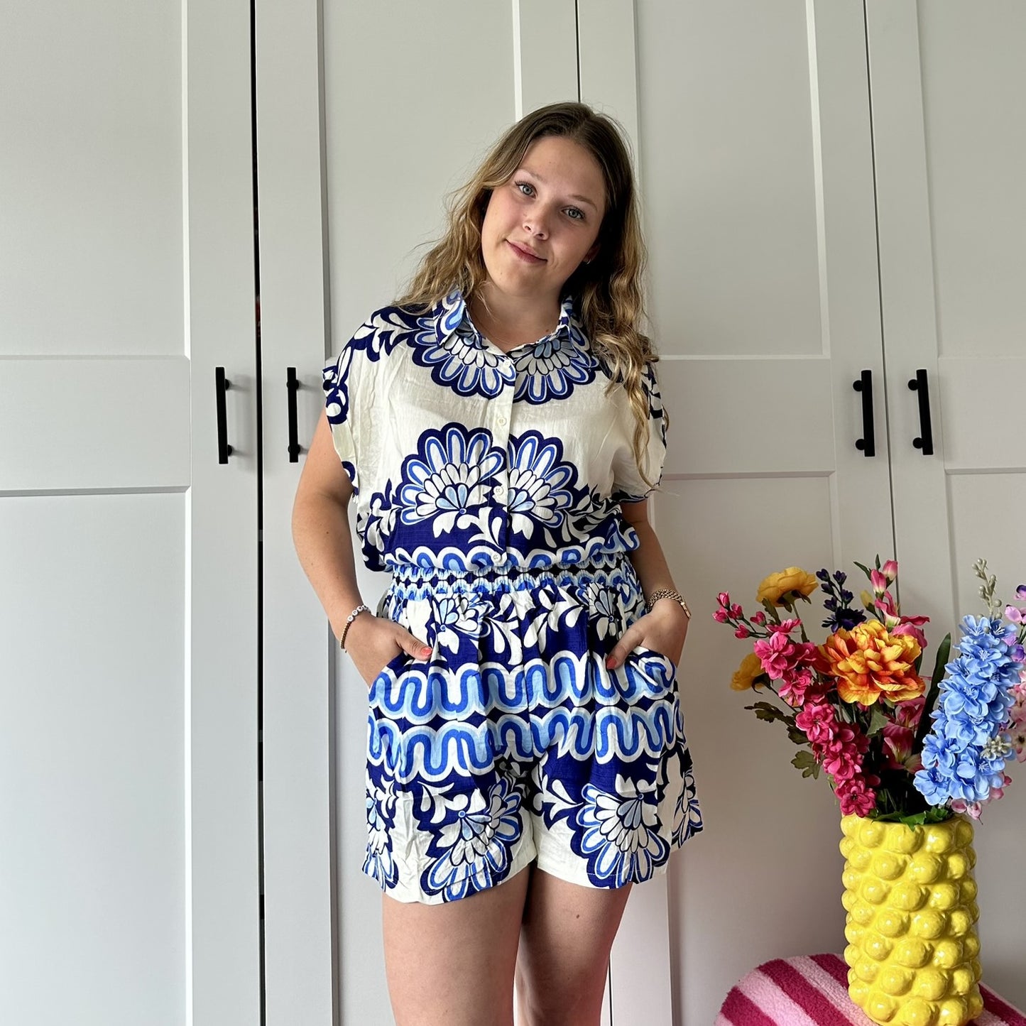 Tweedelige set Marrie - blauw