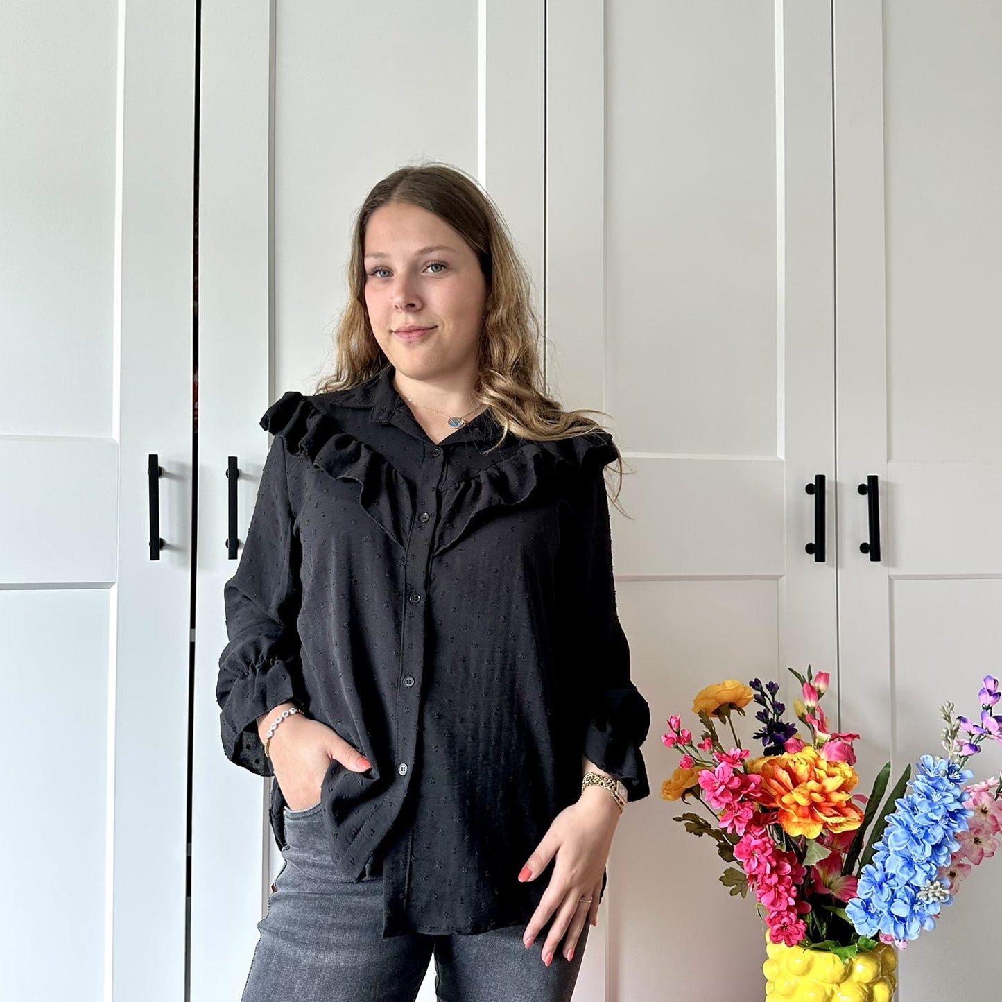 Blouse Demi - zwart