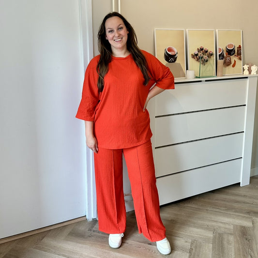 Zoë comfyset - Rood