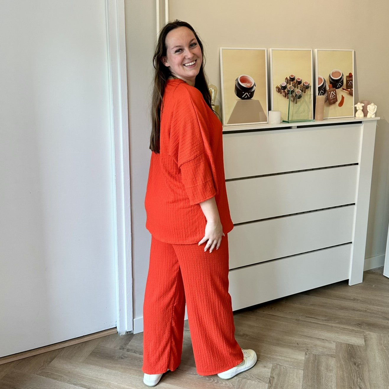 Zoë comfyset - Rood