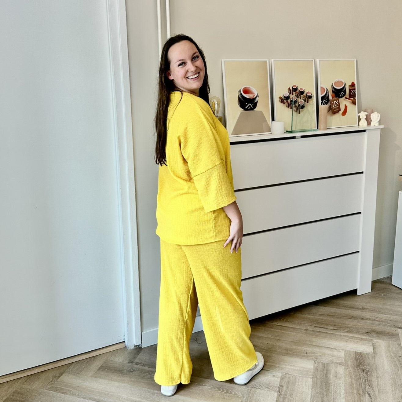 Zoë comfyset - Geel