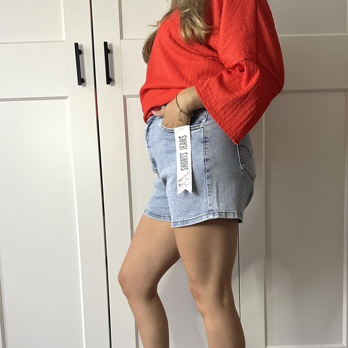Short Veer - blauw