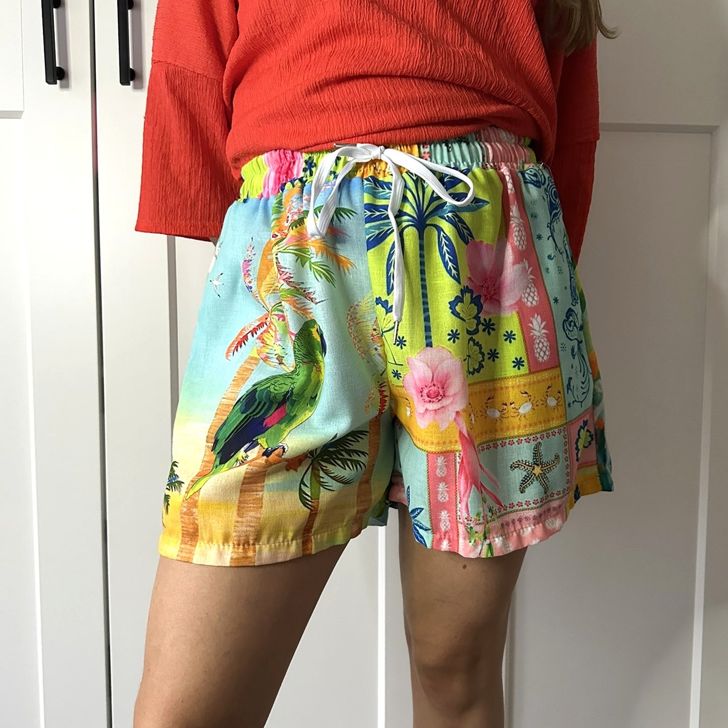 Korte broek - Papegaai