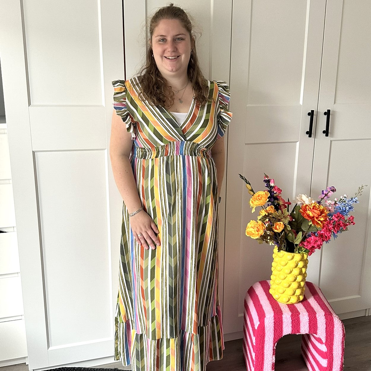 Jurk Multi - groen