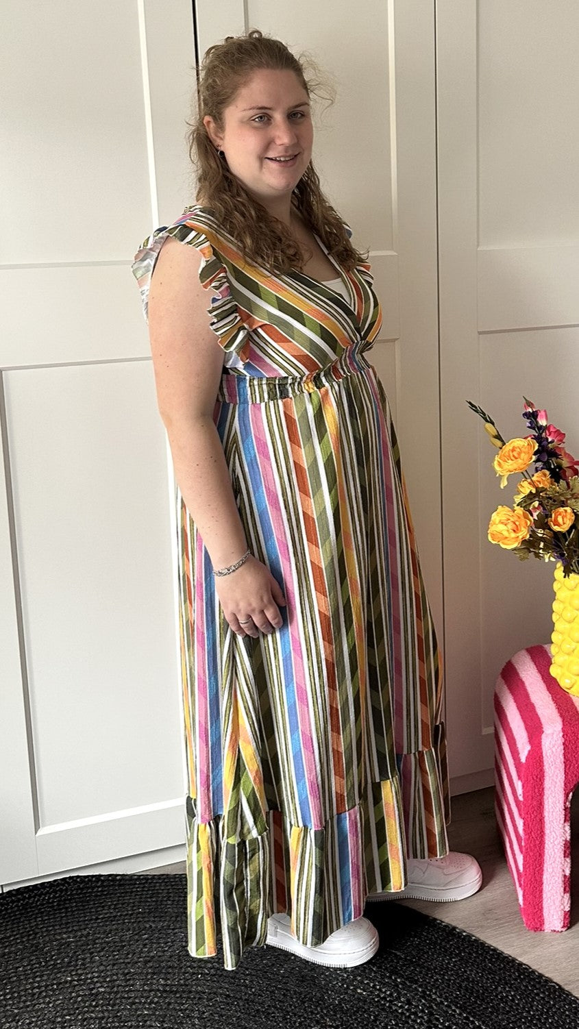 Jurk Multi - groen