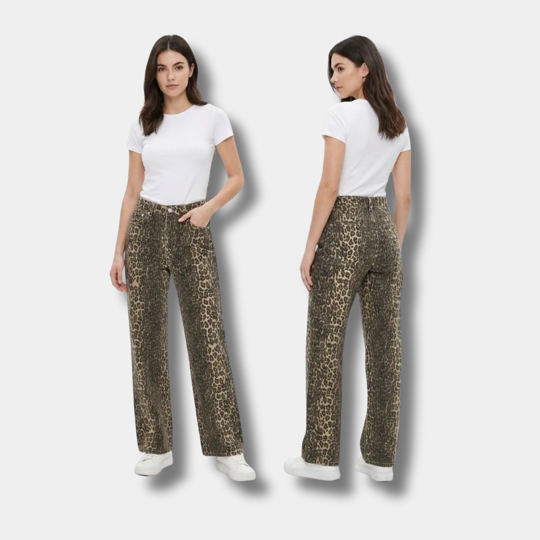 PANTERJEANS - Wide leg plussize