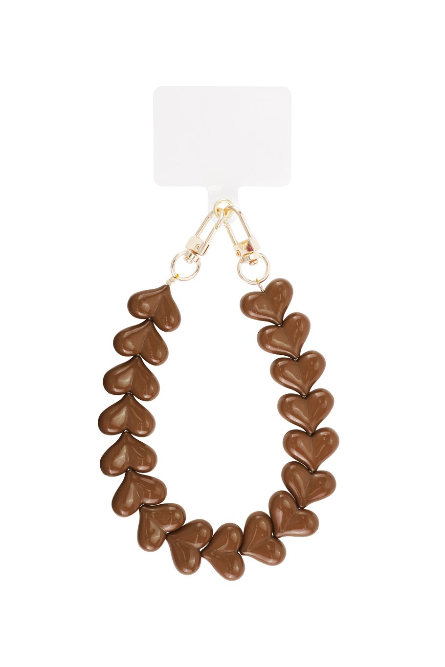 Charme hartjes - choco bruin
