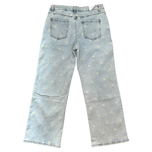 Goodies jeans madeliefjes - licht blauw
