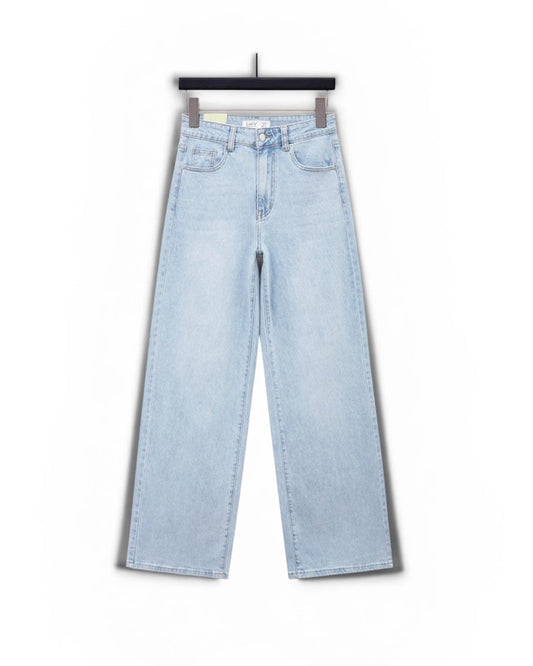 Jeans glitter zak - roze