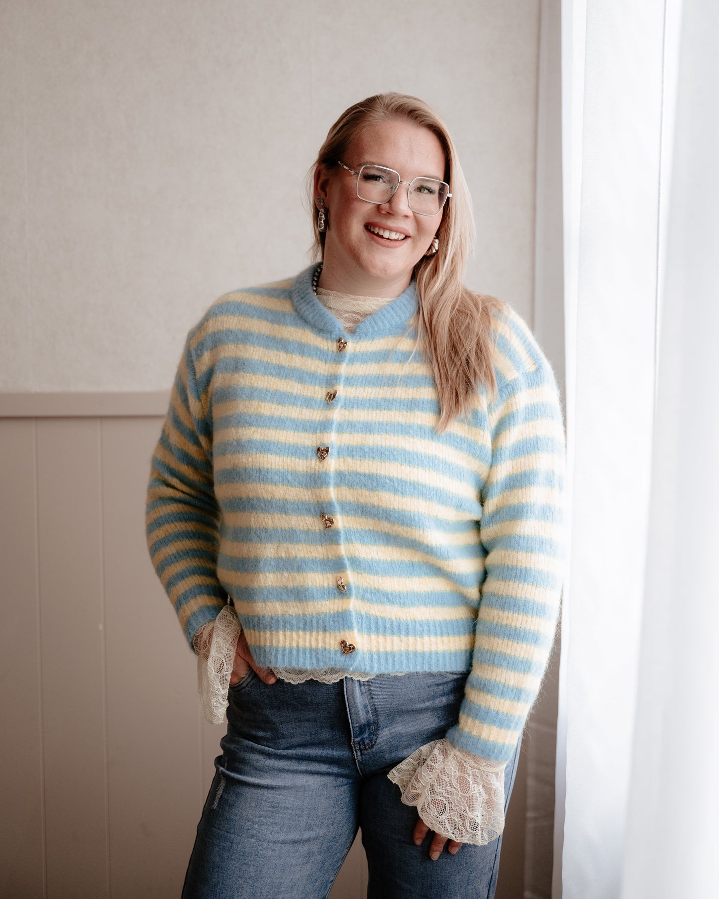 Cardigan Joy - roze