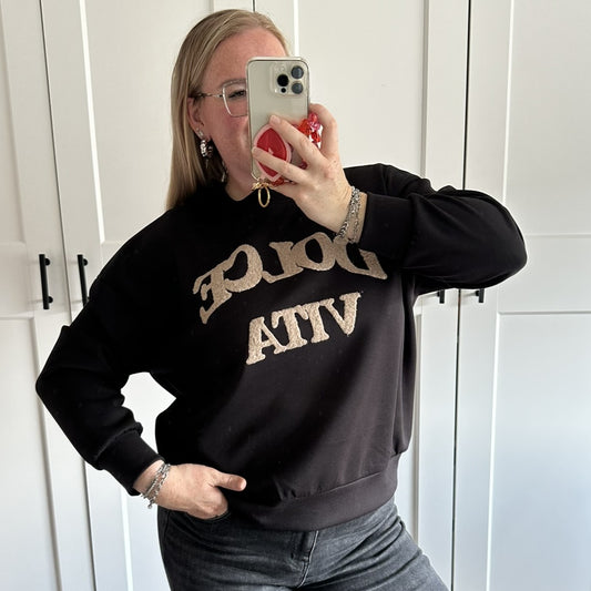 Dolce vita sweater - Zwart
