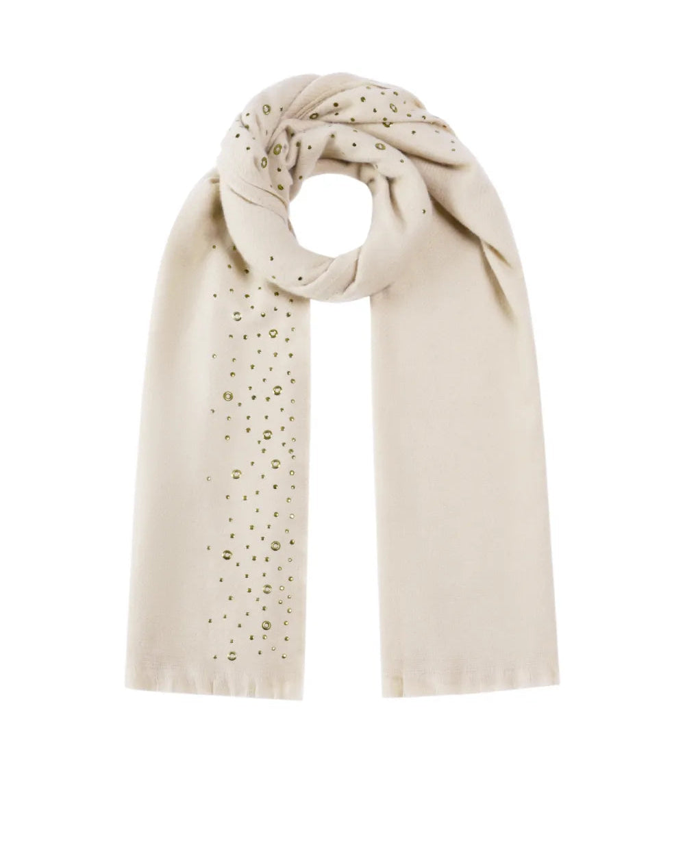 Sjaal steentjes - beige