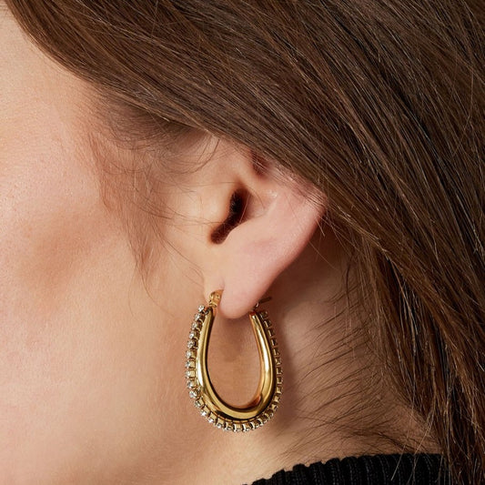 Druppel oorbellen - zilver