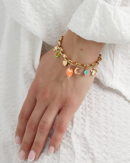 Armband Love life - goud