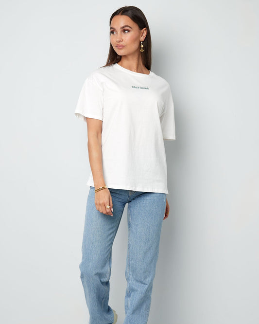 T-shirt Californië - wit