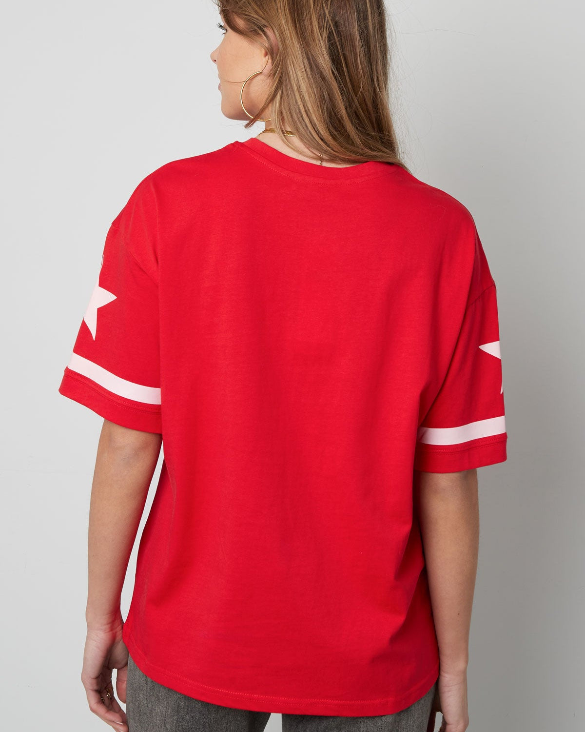 T-shirt luipaard cijfers - rood