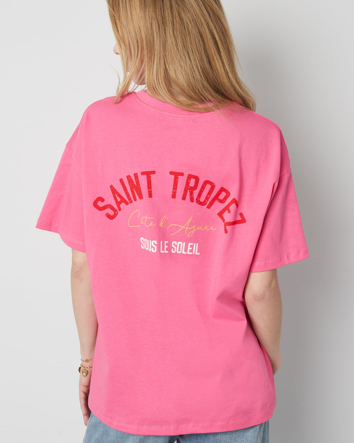 T-shirt Saint tropez - roze