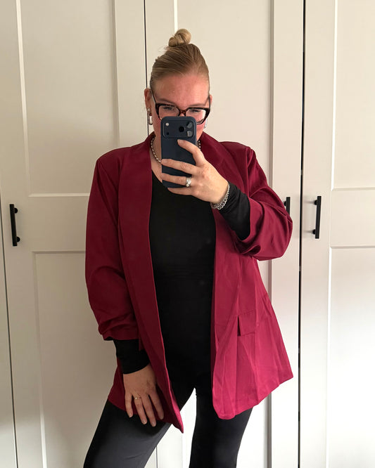 Basic blazer - Bordeaux