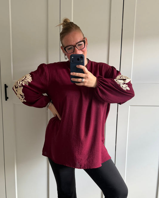 Blouse Nova - Bordeaux