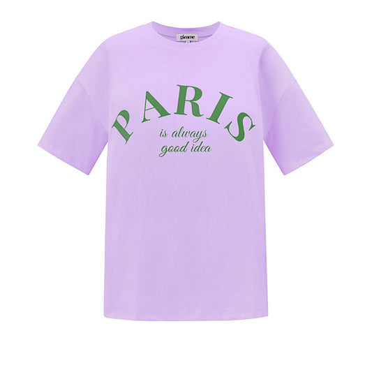 T-shirt Paris - lila