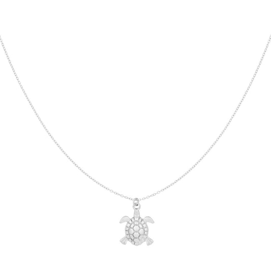 Ketting Turtle - Zilver