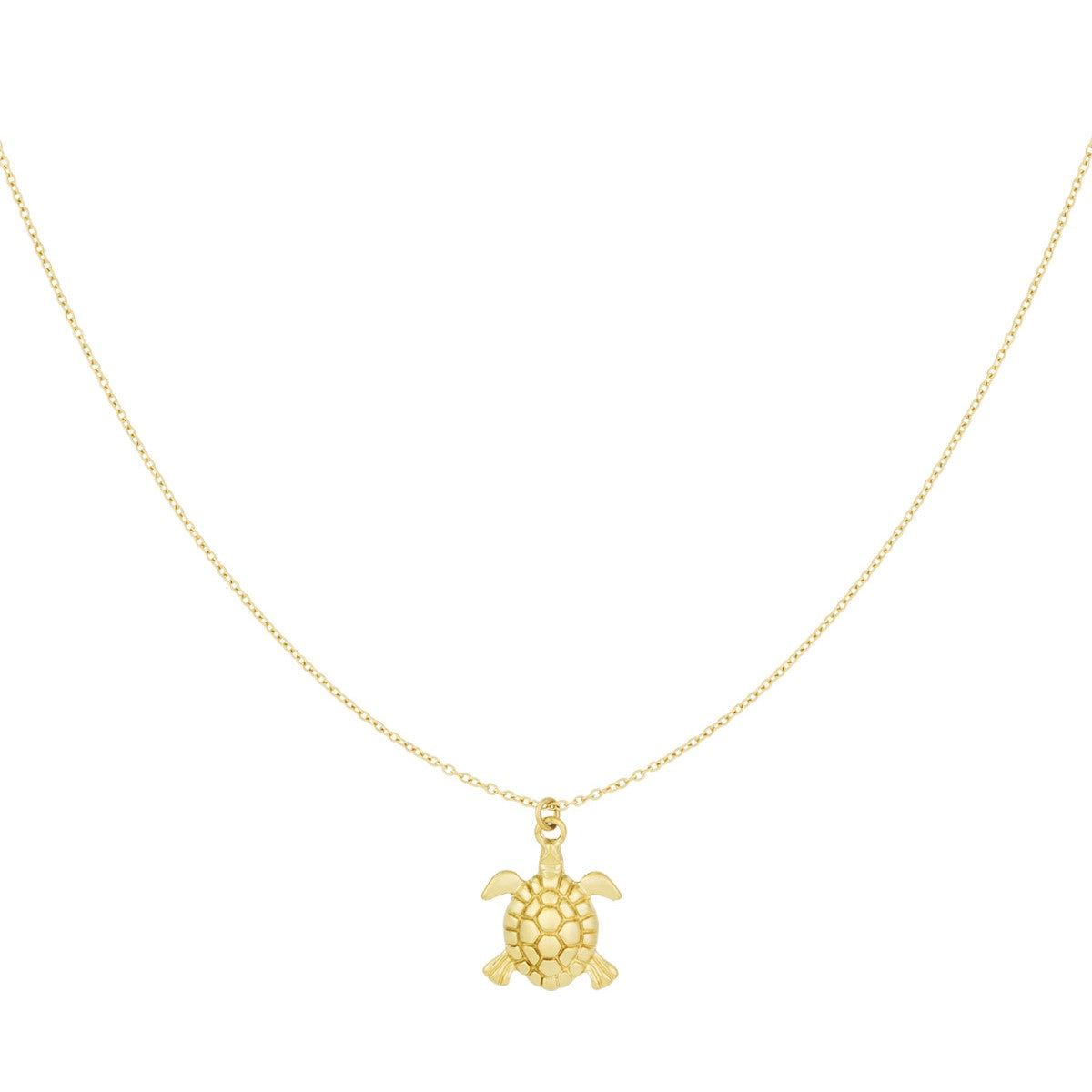 Ketting Turtle - Goud