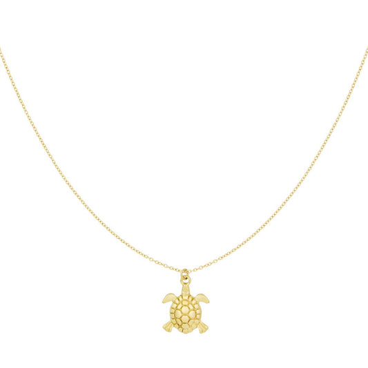 Ketting Turtle - Goud