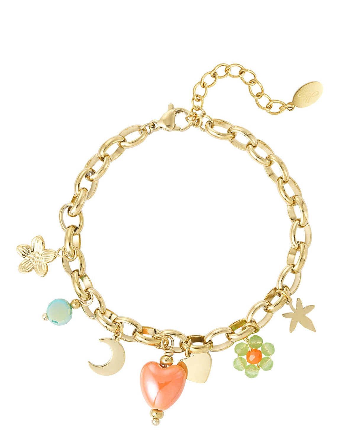 Armband Love life - goud