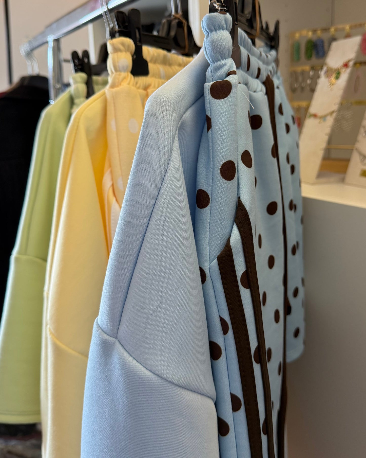 Stippen set - blauw