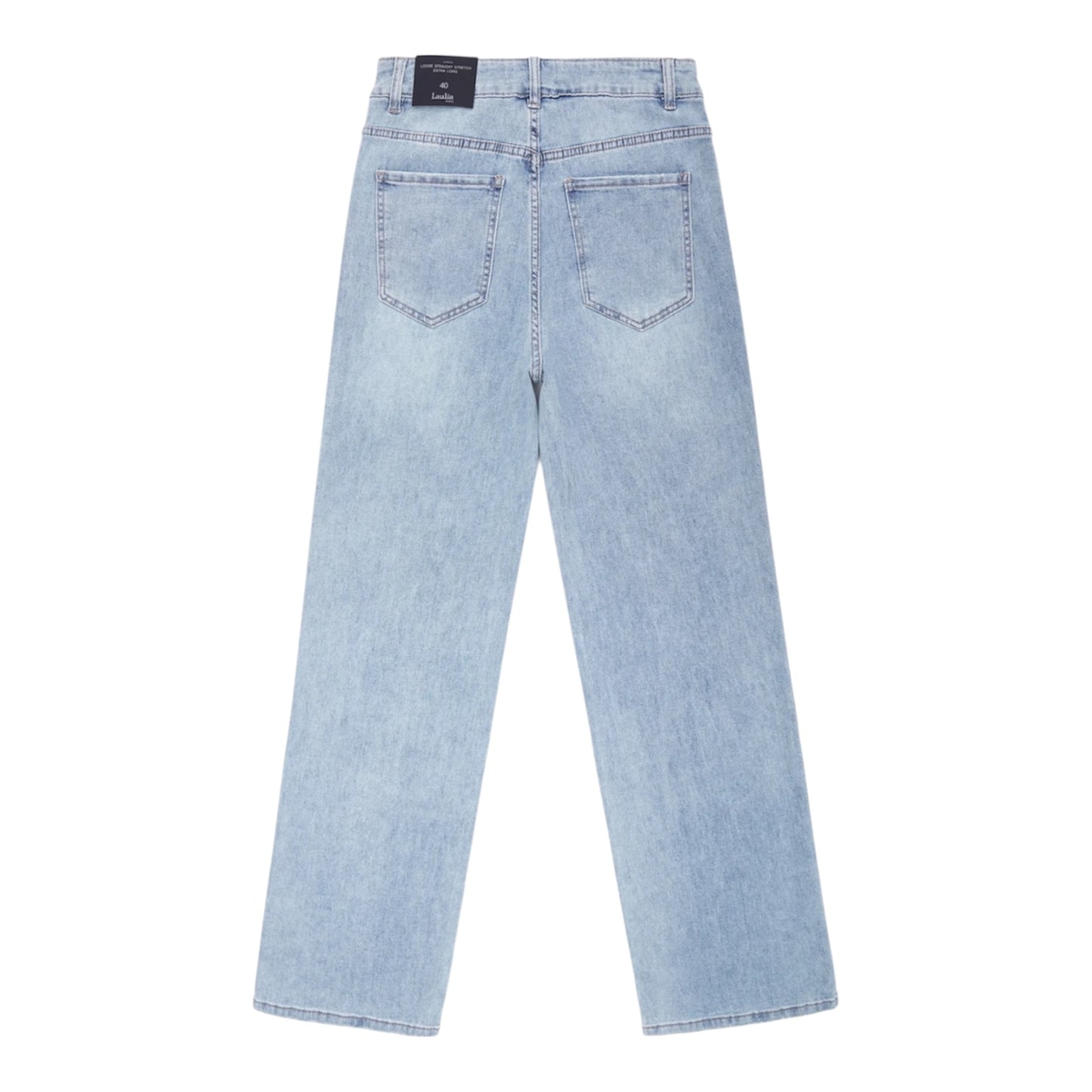 Jeans Laulia loose fit - licht blauw