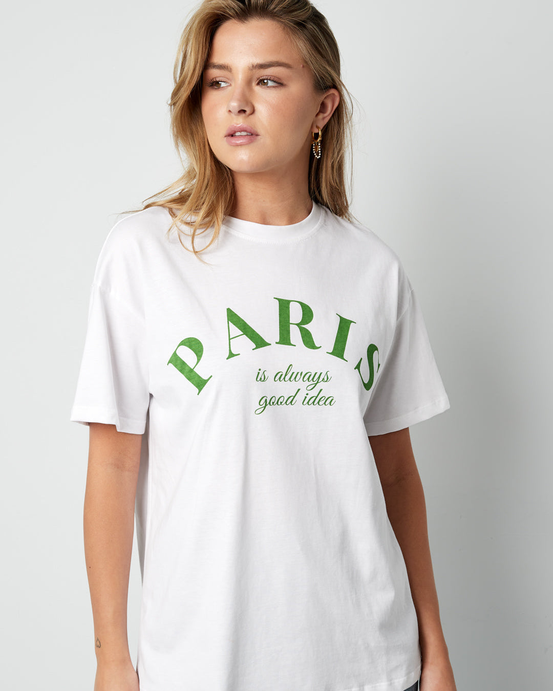 T-shirt Paris - wit