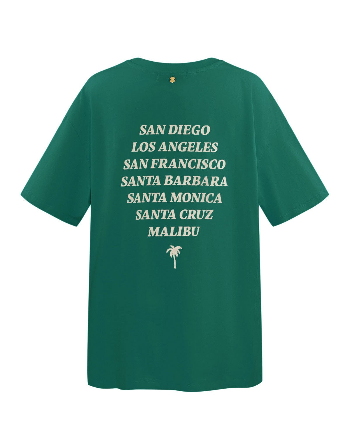 T-shirt Californië - groen