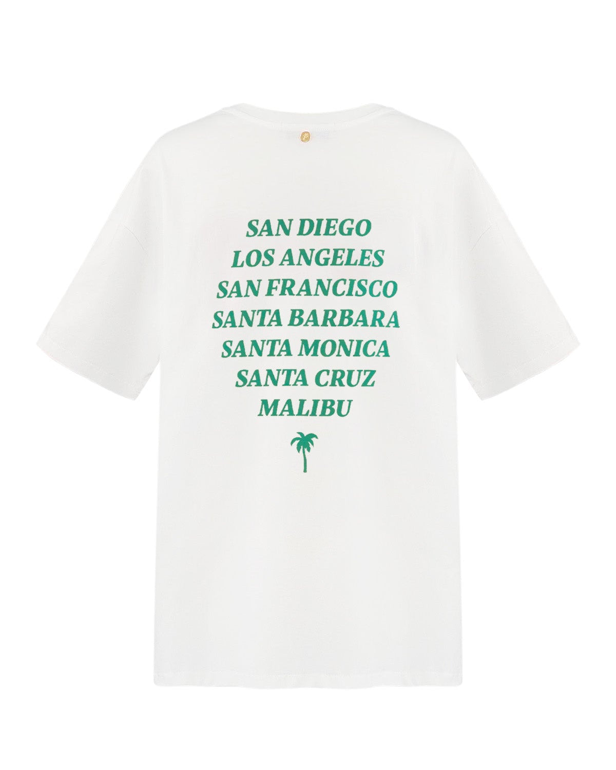 T-shirt Californië - wit