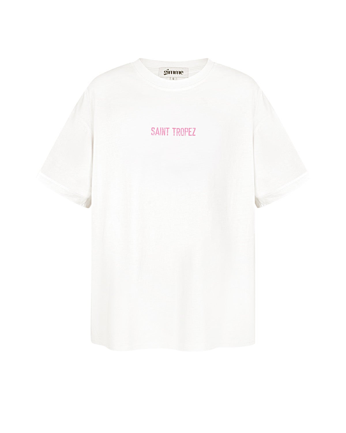 T-shirt Saint tropez - wit