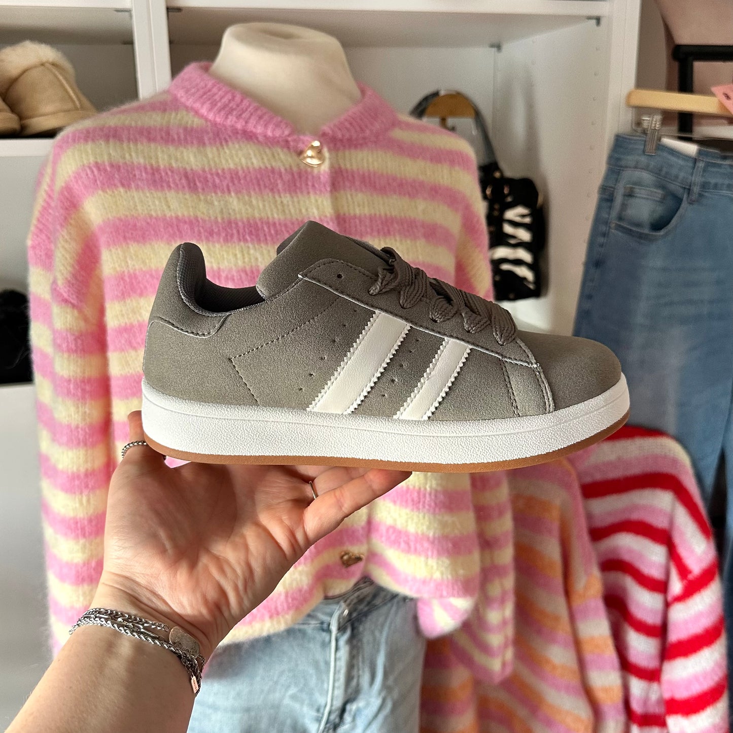 Sneaker Addie - grijs