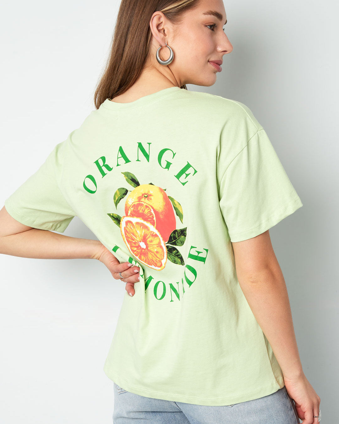 T-shirt Orange Lemonade - groen