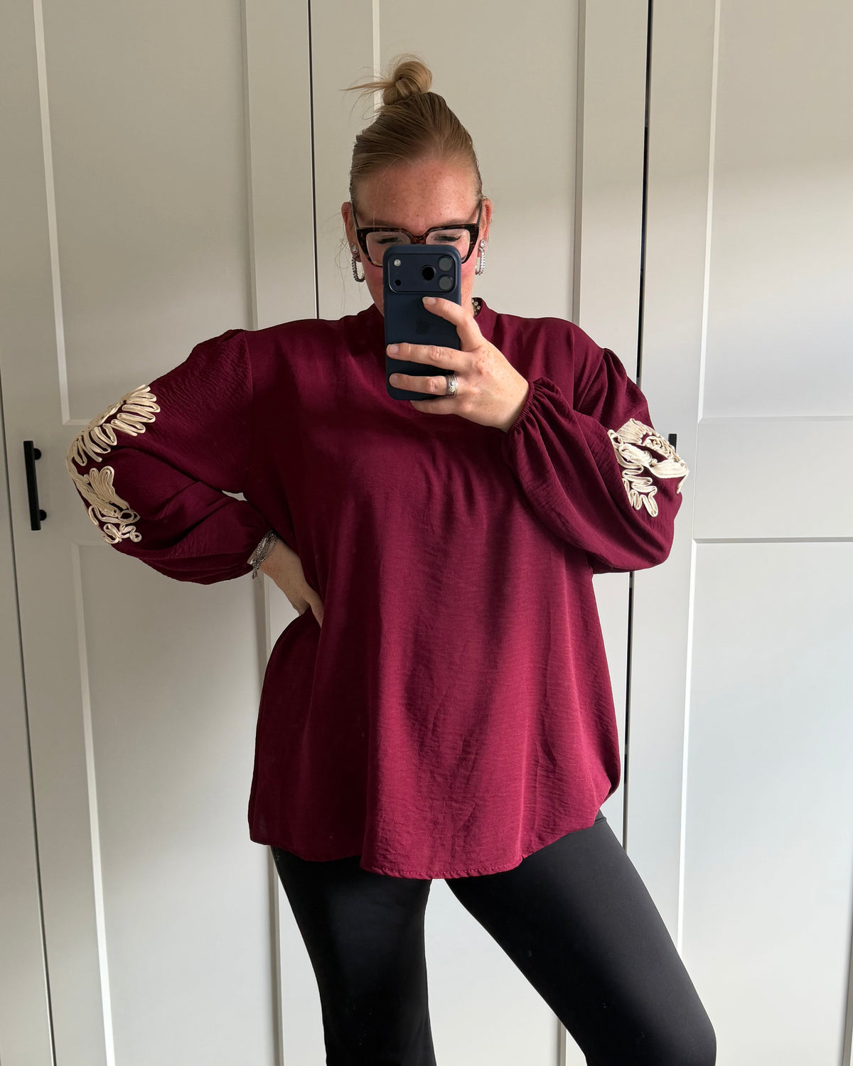 Blouse Nova - Bordeaux
