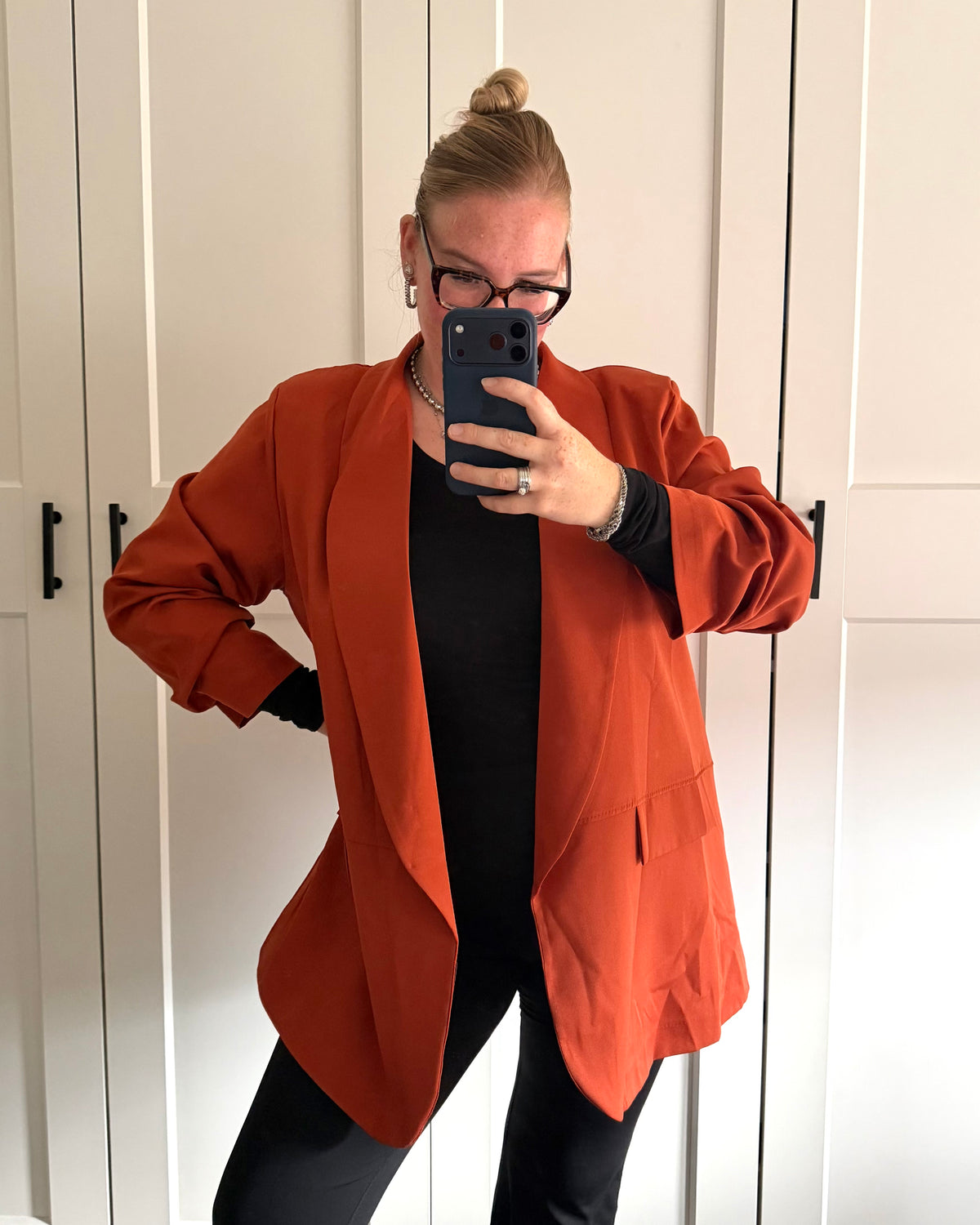 Basic blazer - roest