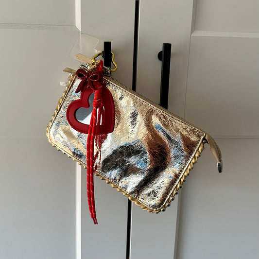 Tas metallic goud