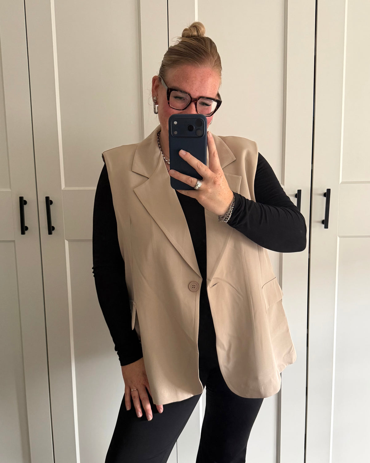 Basic gilet - beige