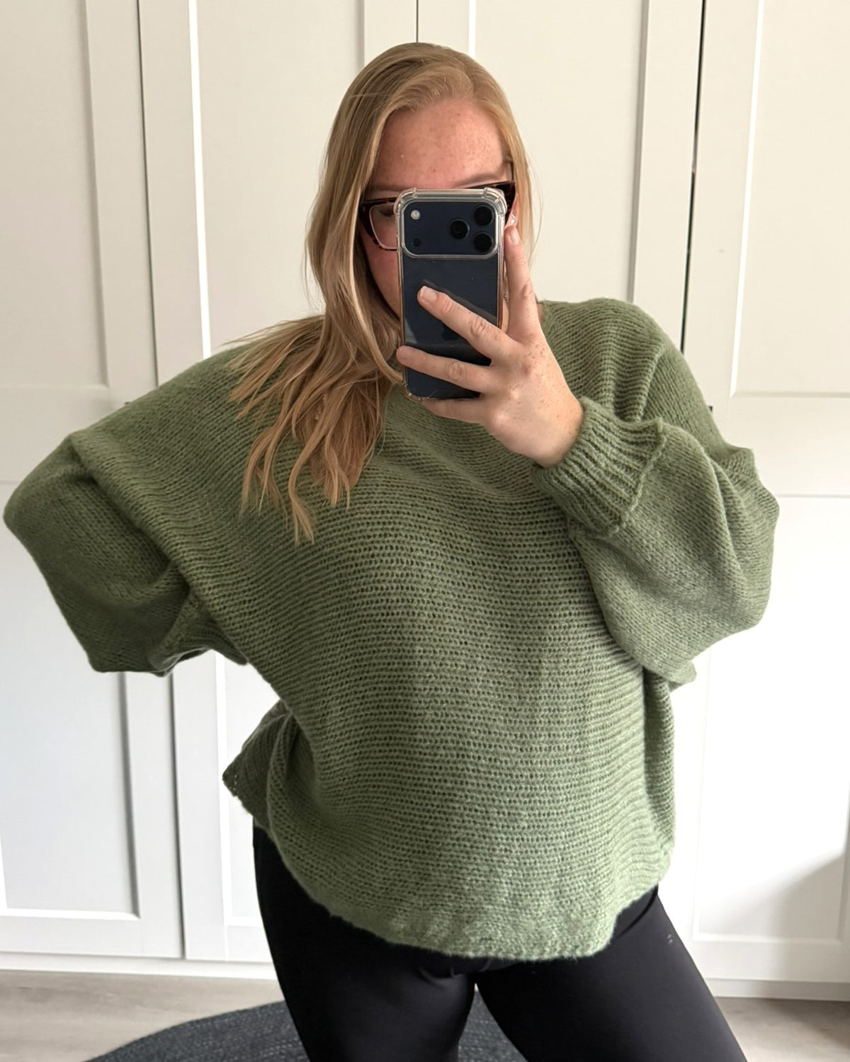 Basic top Ro - groen