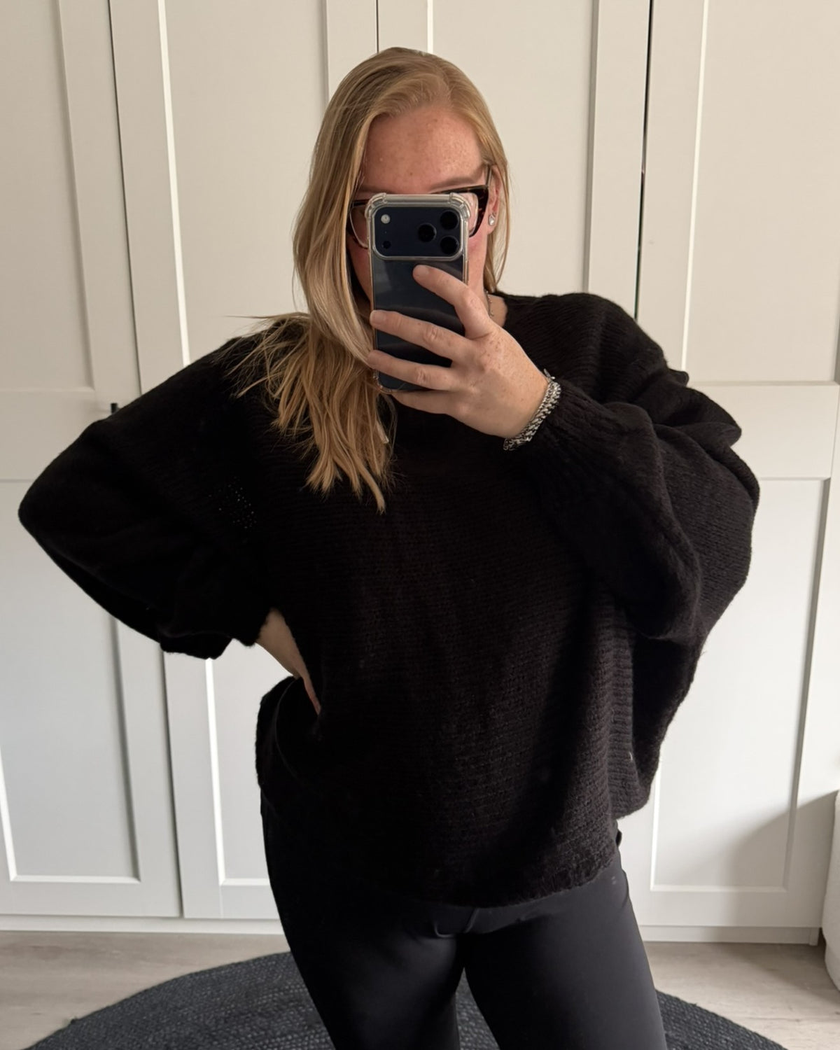 Basic top Ro - Zwart