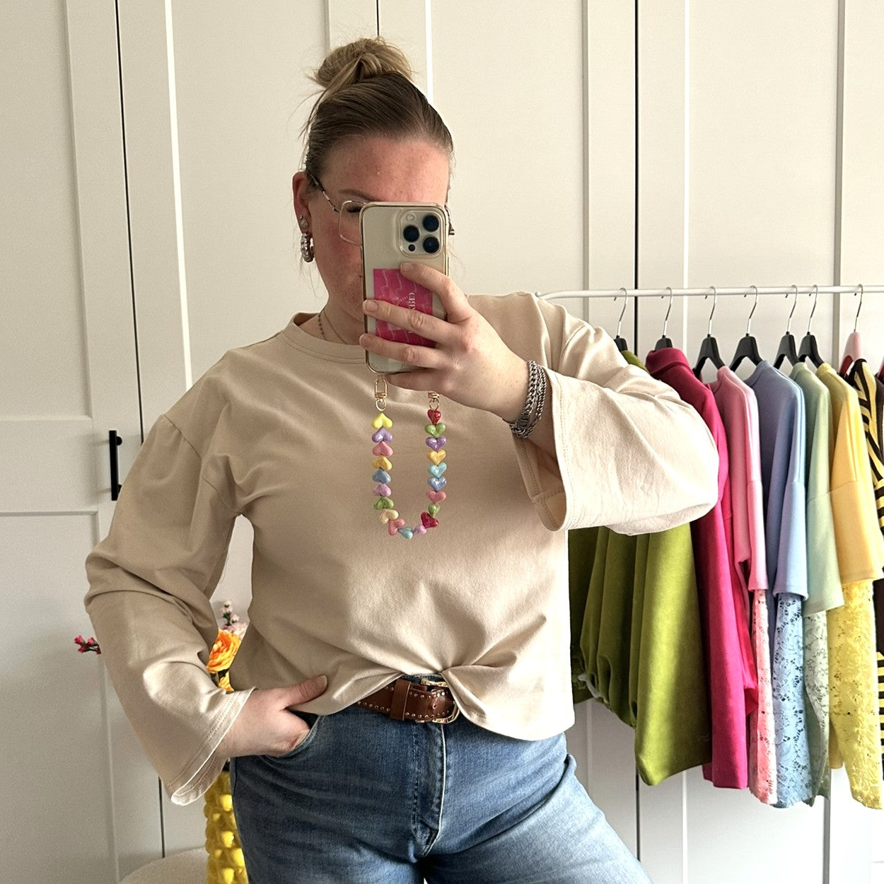 Basic longsleeve - beige